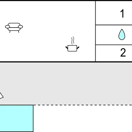 2 Bedroom Cozy In Hébergement de vacances *